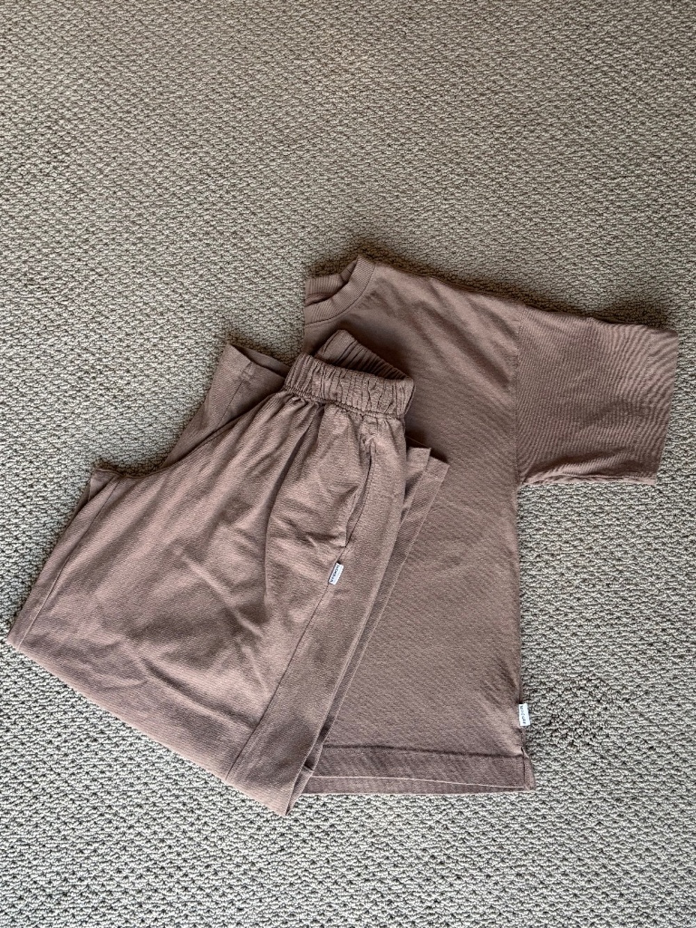 LE BON SHOPPE (set) Cotton Bare Pants & Jayden Tee Mushroom Small / XS - Picture 2 of 9